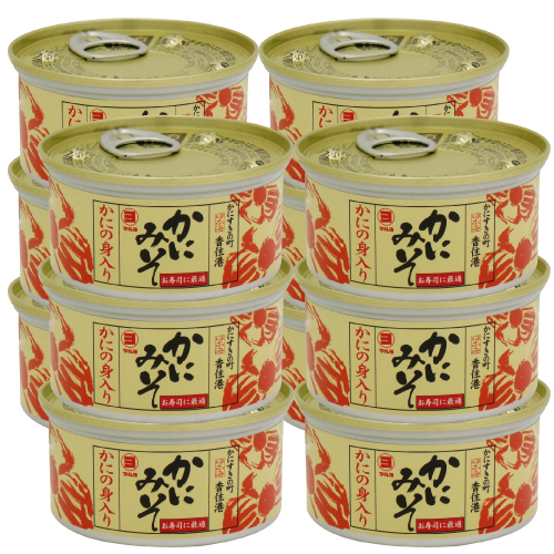 【送料無料】かにの身入り かにみそ 缶詰 100g 12個セット 濃厚 山陰 日本海 国産ベニズワイガニ 賞味期限:210日以上保証