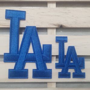 【MLB★PATCH】ロサンゼルスドジャース★アイロンワッペン/パターンB青大&B青小<計2枚><大谷翔平><推しクーポン>