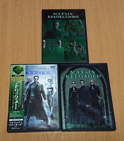 マトリックス 3作 品 DVD マトリックス特別編、リローデッド、レボリューション