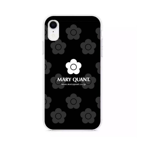 全機種対応 クリアケース プラスチック ハードケース マリークワント mary quant デイジー柄