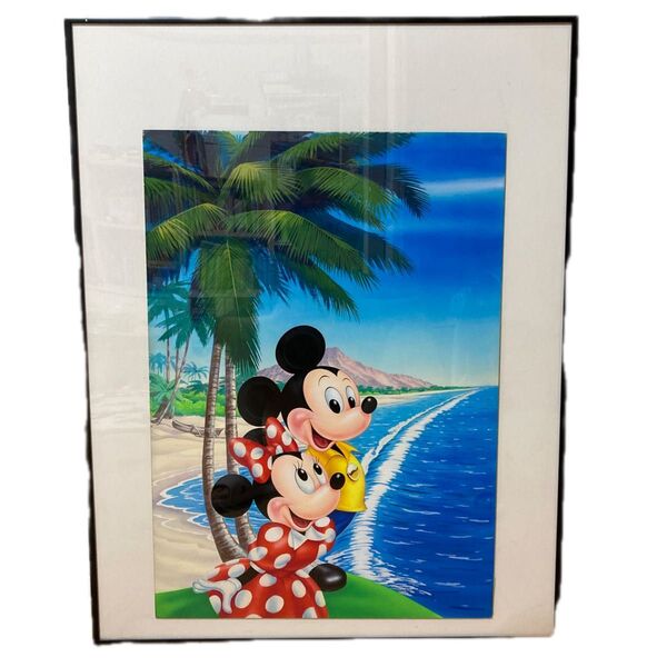 ディズニー 壁掛け絵 ミッキーマウス 額絵 絵画 アート 壁画 アートポスター