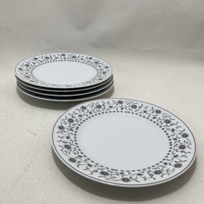 ノリタケ シルバークイーン 23cm 中皿 プレート 5枚セット Noritake Silver Queen★K2763K2