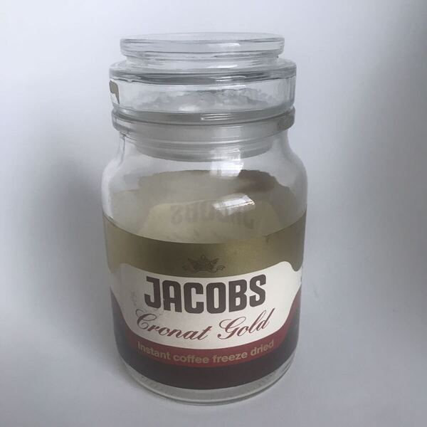 JACOBS 西ドイツ ヤコブス ジェイコブス 空き瓶 インスタントコーヒー ☆ 昭和レトロ レア アンティーク コレクション