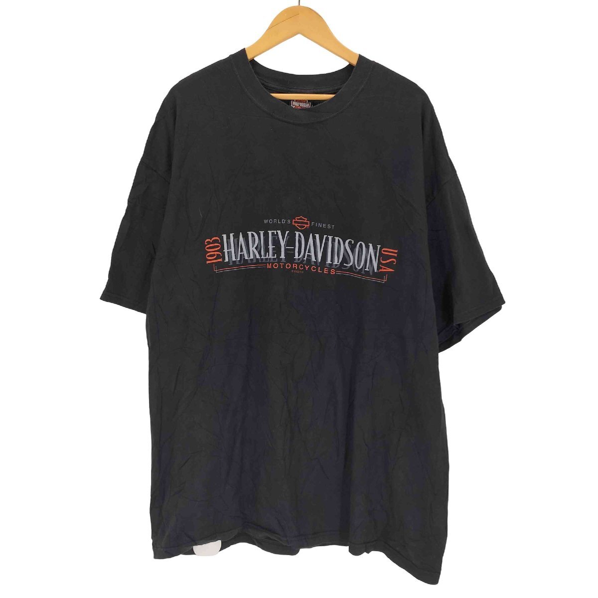 HARLEY-DAVIDSON(ハーレーダビッドソン) USA製 80-90s プリントクルーネックTシャ 中古 古着 0203