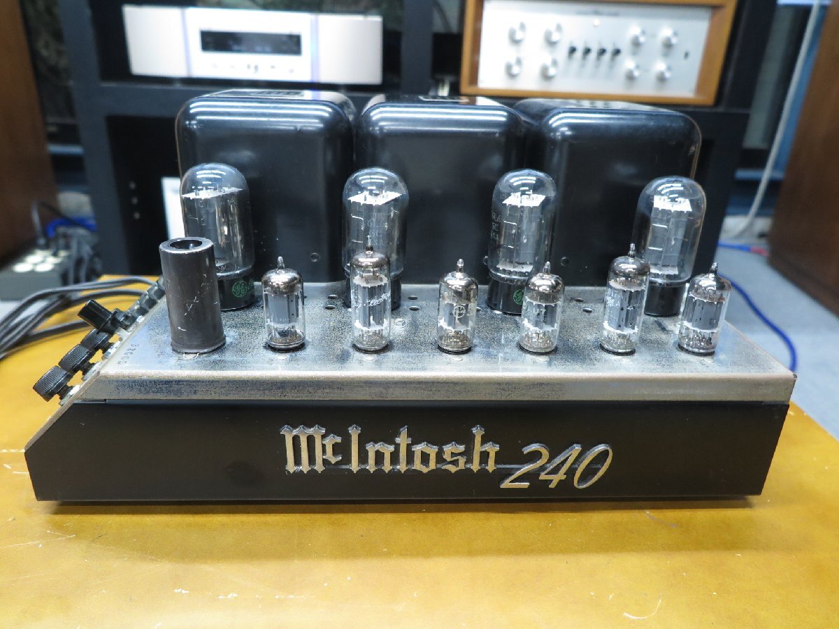 Yahoo!オークション -「mcintosh mc240」(真空管アンプ) (アンプ Yahoo!オークション -「mcintosh mc240」(真空管アンプ) (アンプ