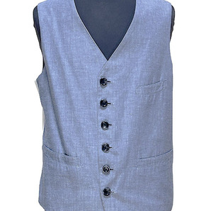 株)ビームス★BEAMS Lights/ビームスライツ★コットン100%リバーシブルベスト新品同様●