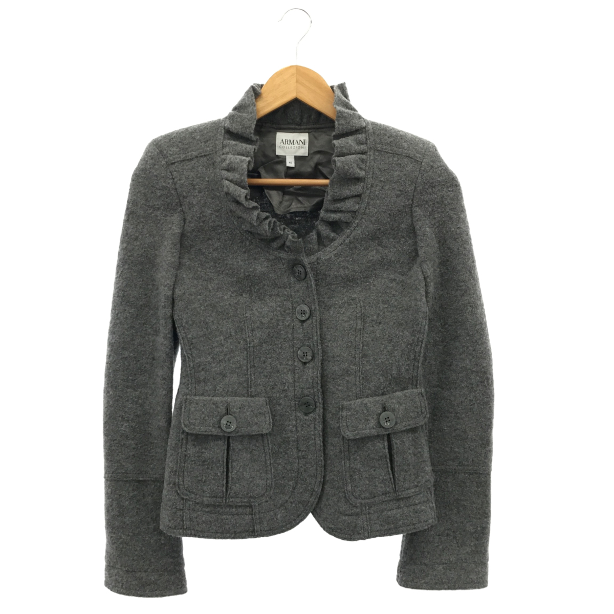 ◇中古品◇ ARMANI COLLEZIONI アルマーニコレツィオーニ フリル