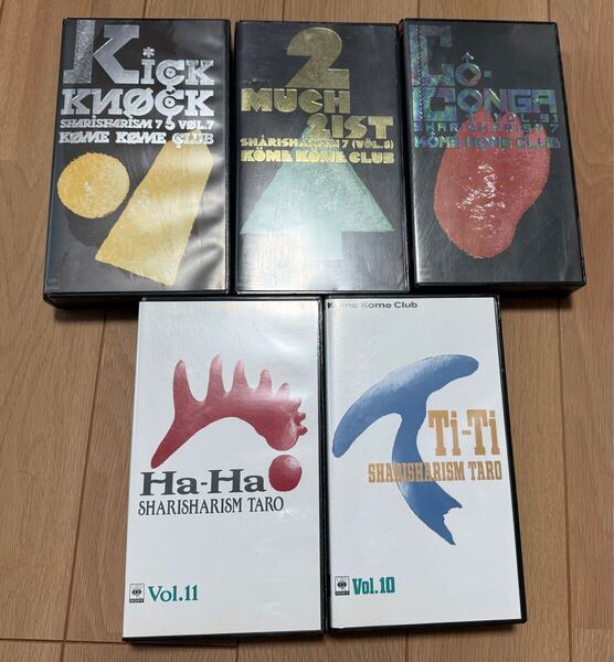 米米CLUB VHS 5本セット