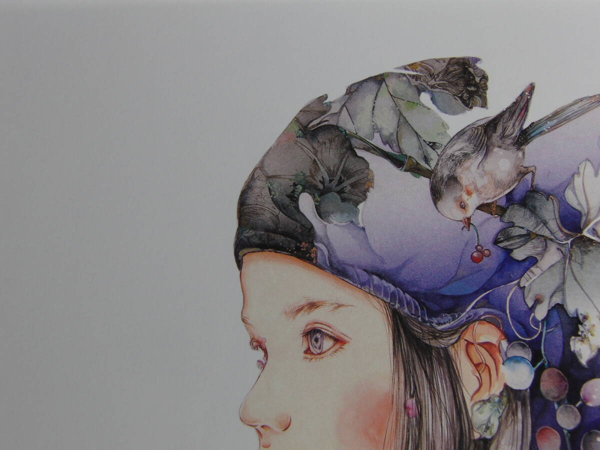 入江観、森の日曜日、希少な額装用画集より、新品高級額装付、状態良好 入江観、【森の夏の日】、希少な大判額装用画集より、美品、日本