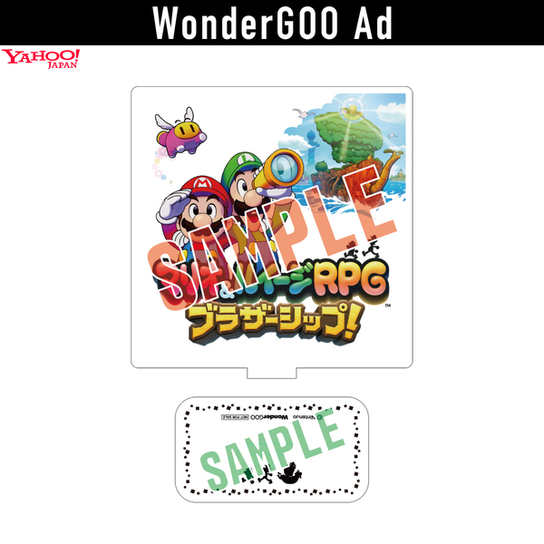 WonderGOO Japan Pre-Order Bonus Acrylic Stand Mario & Luigi Brothership マリオ&ルイージRPG ブラザーシップ! アクスタ Nintendo