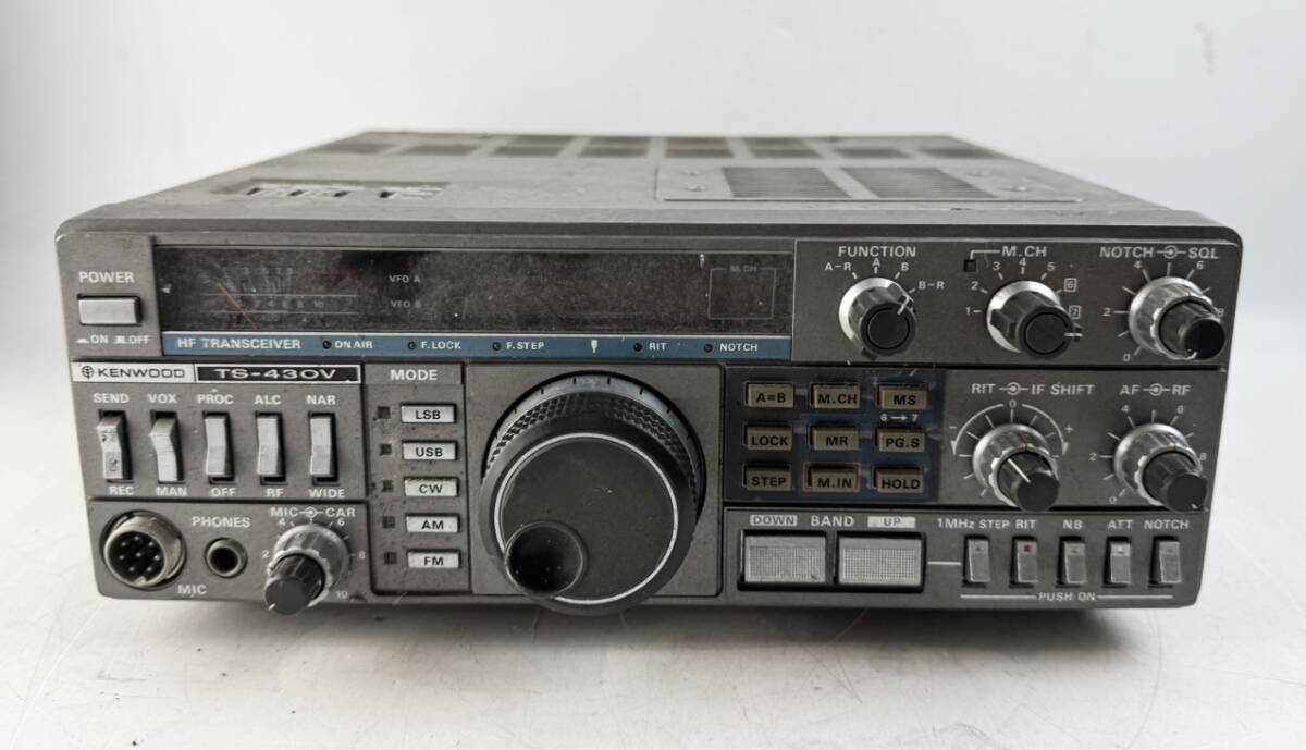 ☆KENWOOD TS-430V HF 改造済かも ジャンク扱い|アマチュア無線 ☆KENWOOD TS-430V HF 改造済かも ジャンク扱い|アマチュア無線