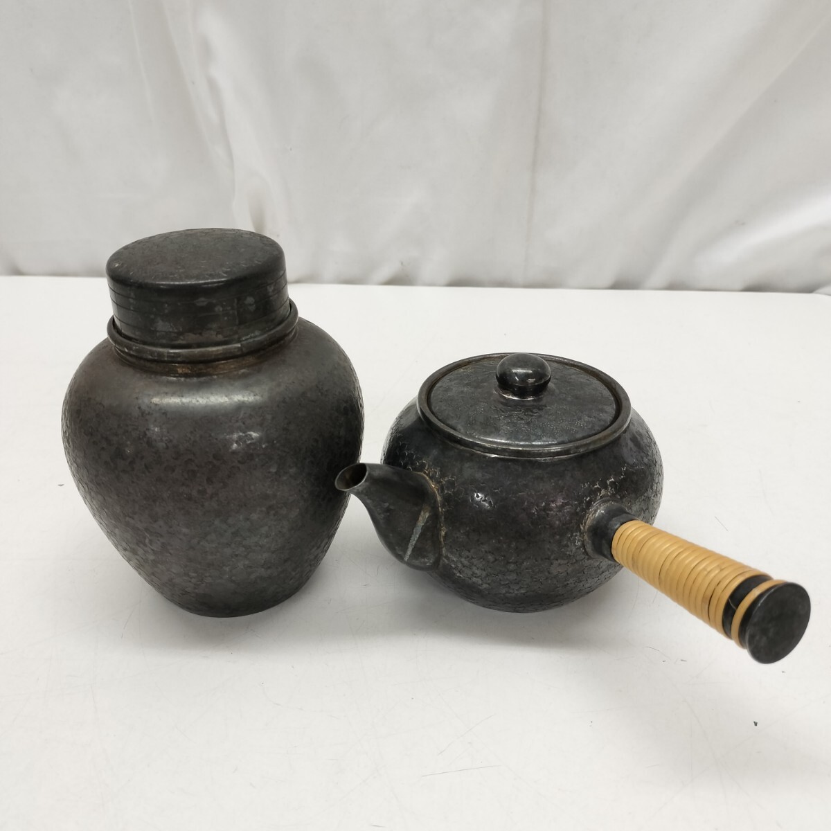 GO-112】 茶器 茶筒 茶葉入れ 古美術 アンティーク - 茶器