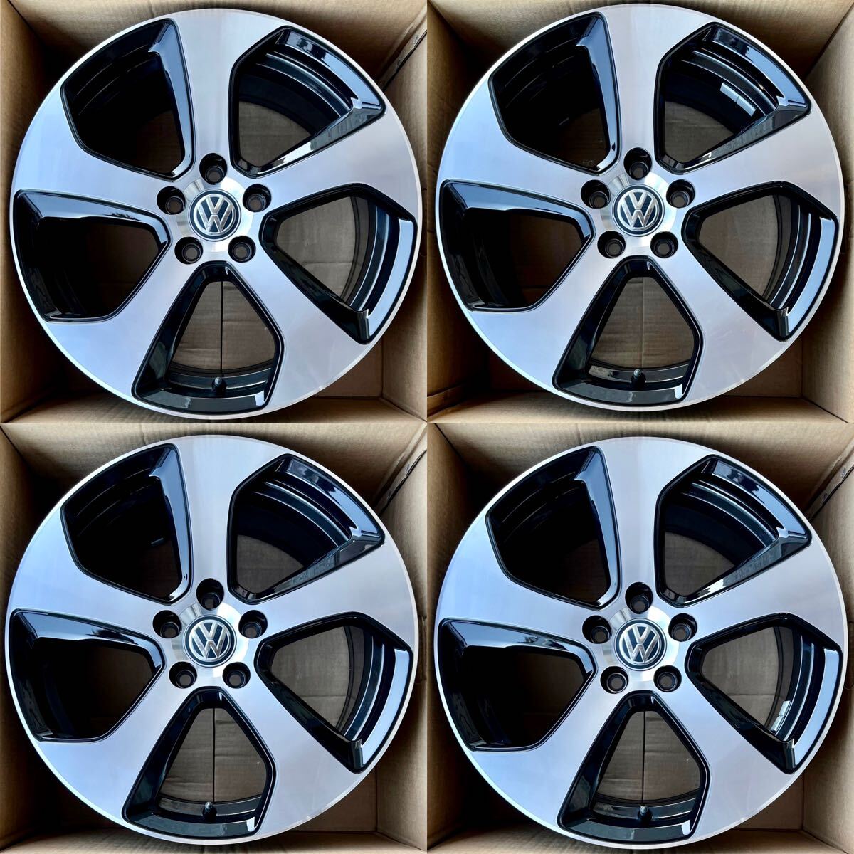 Yahoo!オークション -「ゴルフ gti 18」(タイヤ、ホイール) の Yahoo!オークション -「ゴルフ gti 18」(タイヤ、ホイール) の