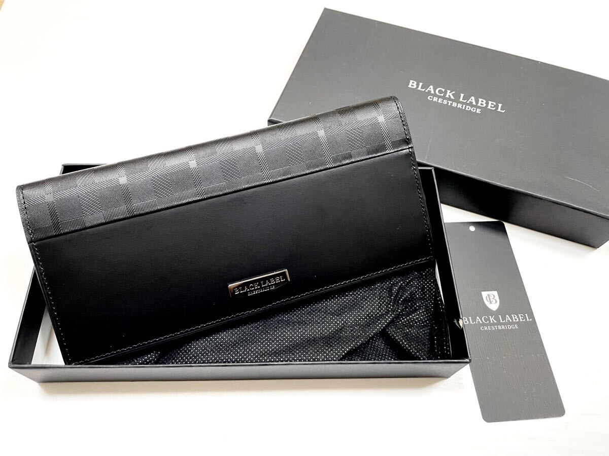 未使用品】ブラックレーベルクレストブリッジ チェック かぶせ長