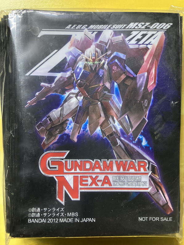 ガンダムウォー ゴッドガンダム スリーブ3枚のみ 未使用ですが念
