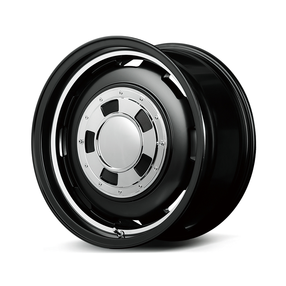 アルミホイール ミラ 【15×4.5J 4-100 INSET45 セミグロスブラック+リムヴァーレイポリッシュ】 マルカ ガルシア シスコ 4本セット アルミホイール ミラ 【15×4.5J 4-100 INSET45 セミグロスブラック+リムヴァーレイポリッシュ】 マルカ ガルシア シスコ 4本セット