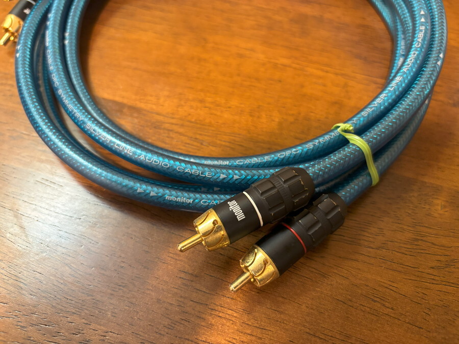 ☆1円スタート☆ Monitor cable ofc symmetry silver line audio ☆1円スタート☆ Monitor cable ofc symmetry silver line audio