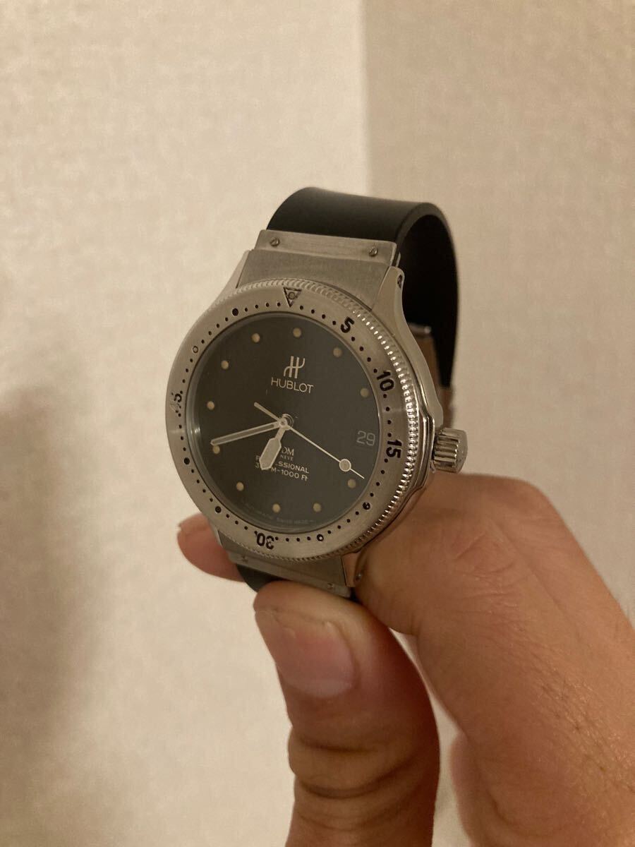 Hublot Classic Depose 36mm Custom Diamond Bezel Black Dial