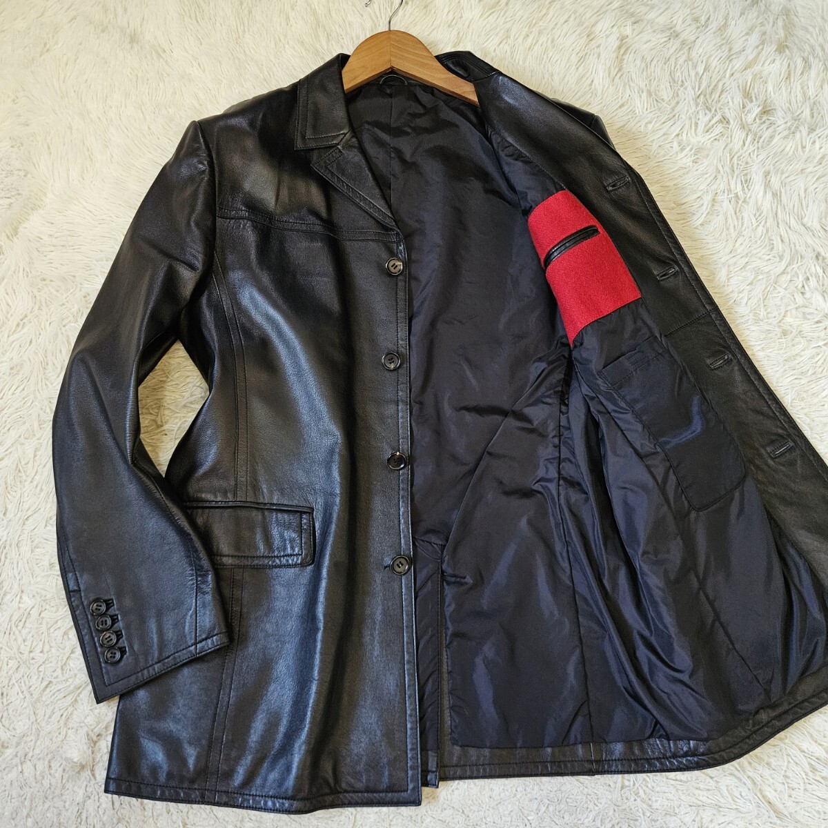 Yahoo!オークション -「コムサメン レザー ジャケット」の落札 Yahoo!オークション -「コムサメン レザー ジャケット」の落札