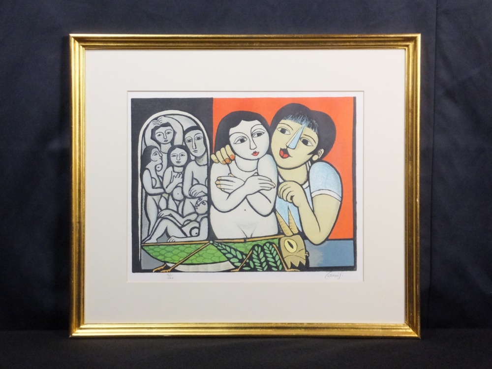 Yahoo!オークション -「北川民次」(石版画、リトグラフ) (版画 Yahoo!オークション -「北川民次」(石版画、リトグラフ) (版画