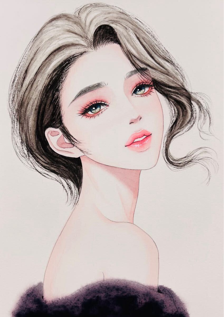 Yahoo!オークション -「手描きイラスト」(水彩) (絵画)の落札 Yahoo!オークション -「手描きイラスト」(水彩) (絵画)の落札