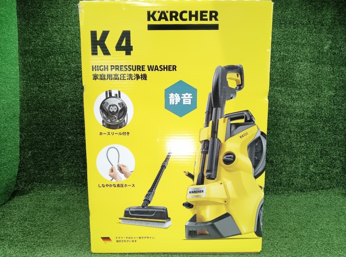 Amazon | ケルヒャー(Karcher)【これだけで始められる洗車セット】 高圧洗浄機K2サイレント & 3m水道ホースセット &  360°フレキシブル可変ノズル & 3in1ウルトラフォームクリーナー【4点セット】 | 高圧洗浄機本体