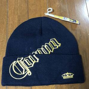 Corona Extra コロナビール ニットキャップ 紺-②