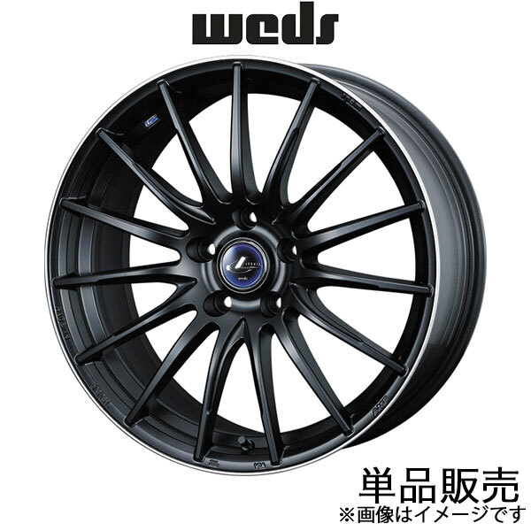 レオニス ナヴィア05 ギャランフォルティス スポーツバック CX4A 18インチ アルミホイール 1本 マットブラック 0036278 WEDS LEONIS