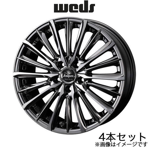 クレンツェ ヴィルハーム225エボ セルシオ 30系 20インチ アルミホイール 4本 スーパーブラック 0040646 WEDS Kranze Vierharm