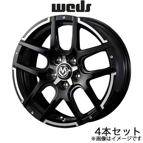 ウェッズアドベンチャー マッドヴァンス04 CX-8 KG2P/KG5P 18インチ アルミホイール 4本 ブラックポリッシュ 0038933 WEDS MUDVANCE 04