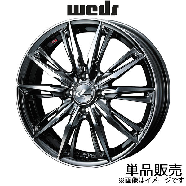 レオニスGX スイフト ZC#3S/ZD#3S 16インチ アルミホイール 1本 ブラックメタルコート/ミラーカット 0039343 WEDS LEONIS GX