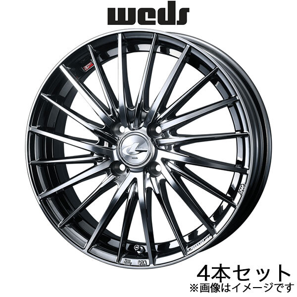 レオニスFR デリカD:2 MB37S 15インチ アルミホイール 4本 ブラックメタルコート/ミラーカット 0041660 WEDS LEONIS FR