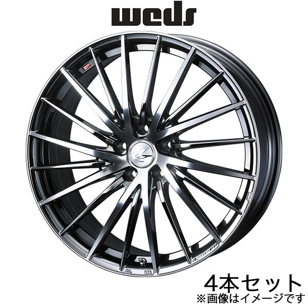 レオニスFR CX-8 KG2P/KG5P 18インチ アルミホイール 4本 ブラックメタルコート/ミラーカット 0041682 WEDS LEONIS FR
