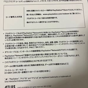 限定版特典 ペルソナ3リロード P4G八十神高校コスチュームセット&P4GペルソナセットDLC 特典用紙 ダウンロードコード