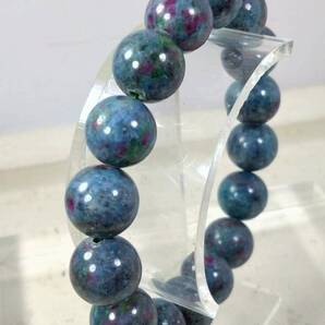 ルビーインフックサイト大粒13mm玉16粒 内径約16.7cm ブレスレット 061109341302