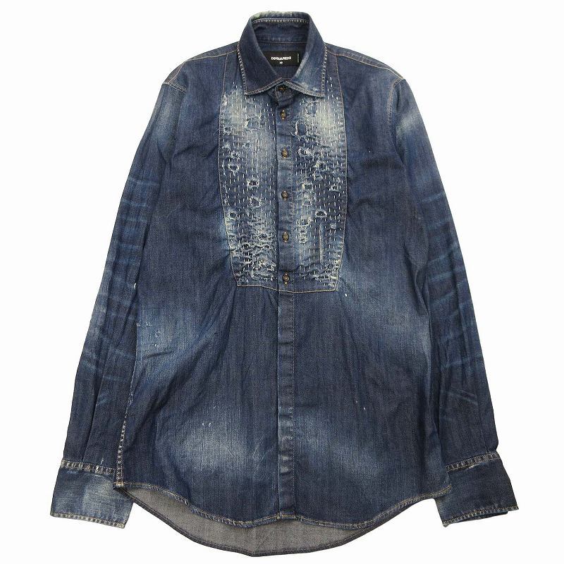 2025年最新】Yahoo!オークション -dsquared2 デニム シャツの 2025年最新】Yahoo!オークション -dsquared2 デニム シャツの