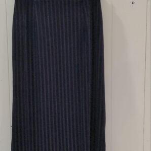 アイテムズアーバンリサーチ ベロア 裏地付 ロングスカート スリット パープル