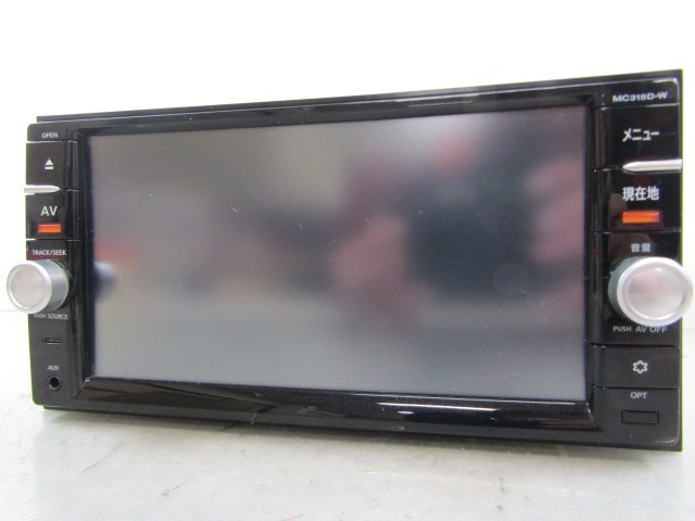 良品☆ 日産 純正 OP オプション メモリーナビ MC315D-W 地図