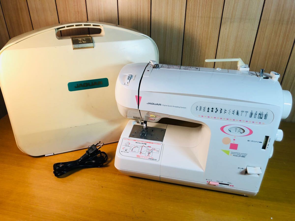 動作良好 JAGUAR ジャガー ミシン JS-660 - メルカリ