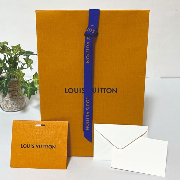 ルイヴィトン「LOUIS VUITTON」ショッパー 小物箱サイズ 持ち手なし (4530) 正規品 付属品 ショップ袋 ブランド紙袋 小さめ 折らずに配送