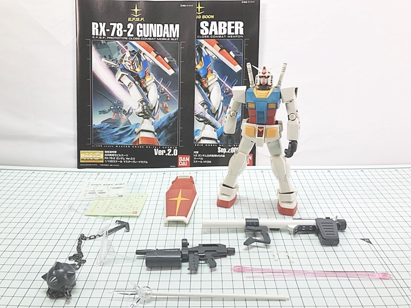 Yahoo!オークション -「mg rx-78 2.0」(完成品) (ガンダム)の