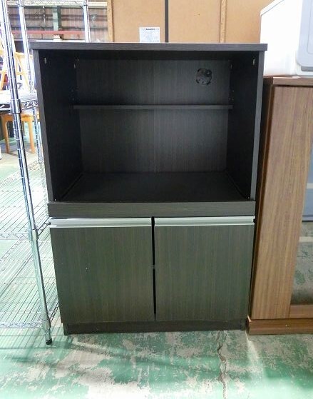 レンジ台 幅120cm キッチンラック キャスター付 北欧風 Keittio （ レンジボード 食器棚 キッチン収納 作業台 ケイッティオ カウンター  棚 ラック 家電収納 収納 コンセント付 可動棚 隙間収納 引き出し ）