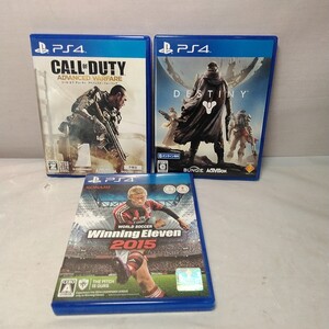 PS4ソフト コールオブデューティ アドバンスド・ウォーフェア DESTINY ウイニングイレブン