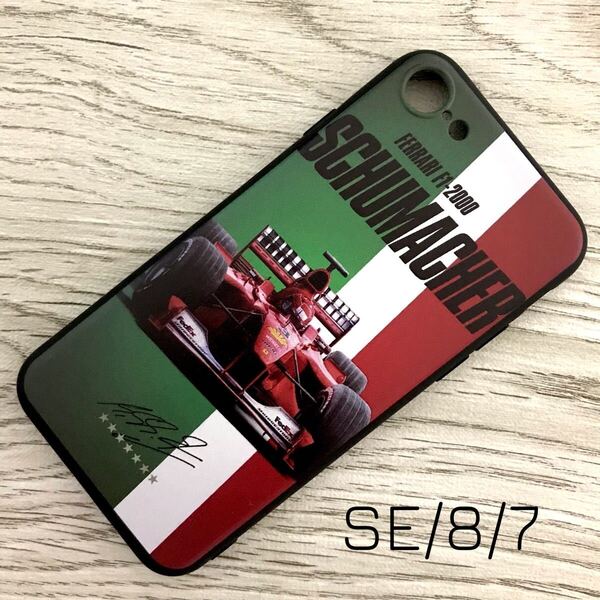 ミハエル・シューマッハ F1-2000 iPhone 8 / 7 / SE ケース F1 フェラーリ Ferrari スマホ