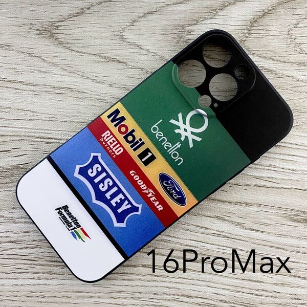 ベネトン フォード iPhone 16 Pro Max ケース F1 B188 ナニーニ ブーツェン ジョニー・ハーバート スマホ