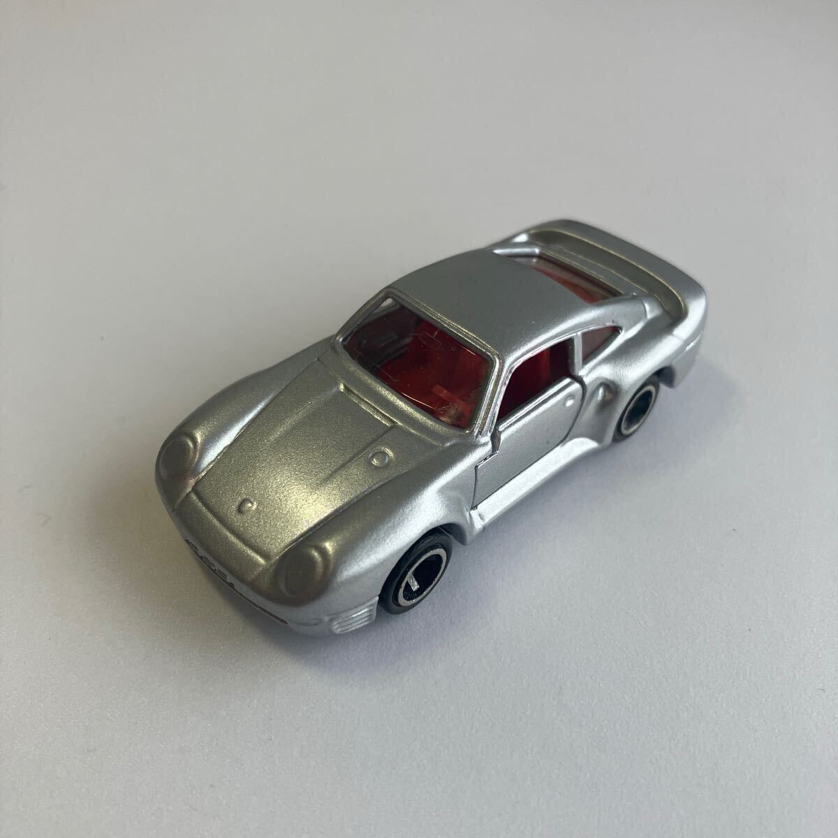 トミカ 赤箱 No.120 ポルシェ 959 銀色 1988年 日本製 希少