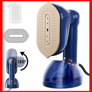 【2024業界新・自立式デザイン】スチームアイロン 1台4役 衣類スチーマー