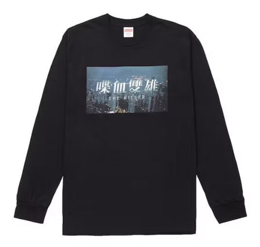 新品未開封 Supreme THE KILLER L/S TEE Black Tシャツ 黒 長袖 ロンT