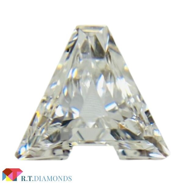 ダイヤモンド!アルファベットAの形!Gカラー SI1/0.342ct/RT2929/CGL