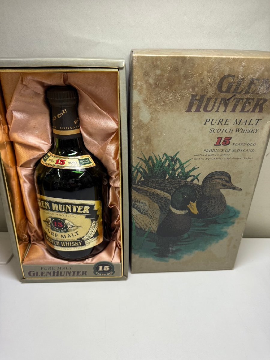 グレンハンター 15年 ピュア モルト 箱付 特級表記 750ml/ 43